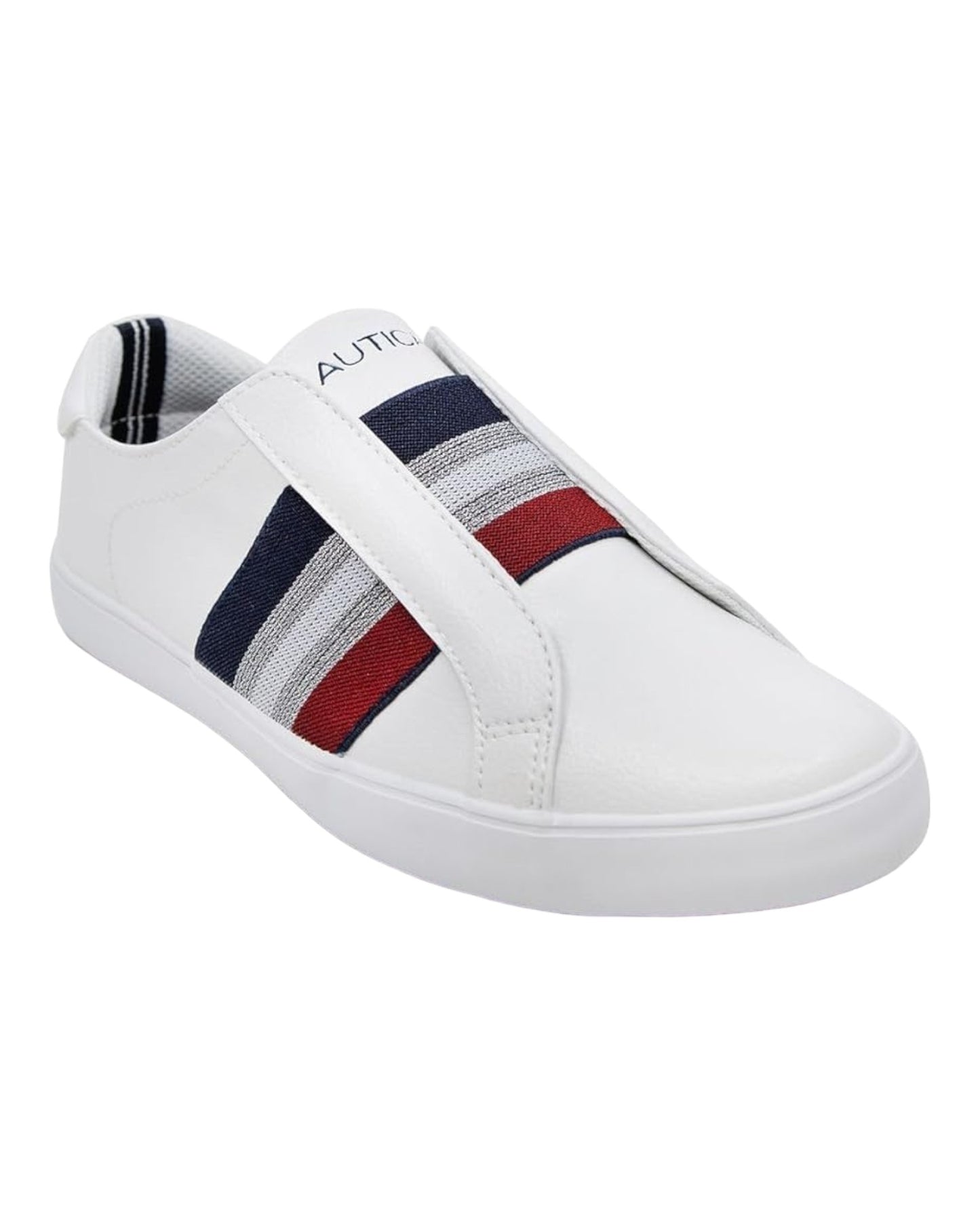 Nautica Women's Bennet 2 Stripe Slip On Sneakers